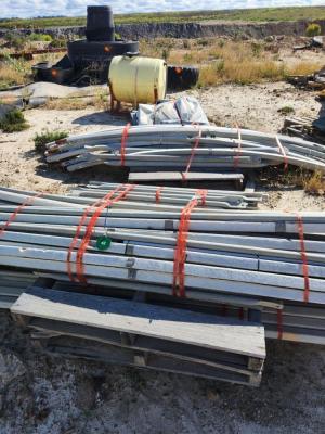 Container dome 2x pallets and tarp