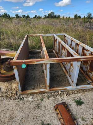 Large steel shelf