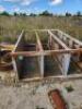 Large steel shelf