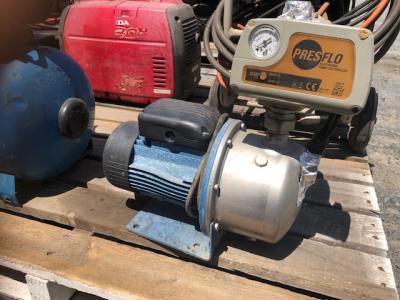 Single Phase Lowara Pump c/w: Flo Control
