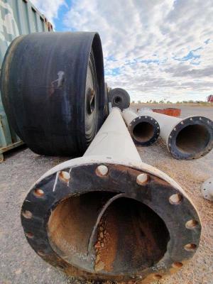 18 inch rubber lined pipe